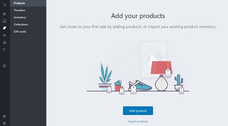 shopify产品添加